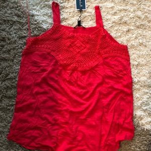 Red tank top